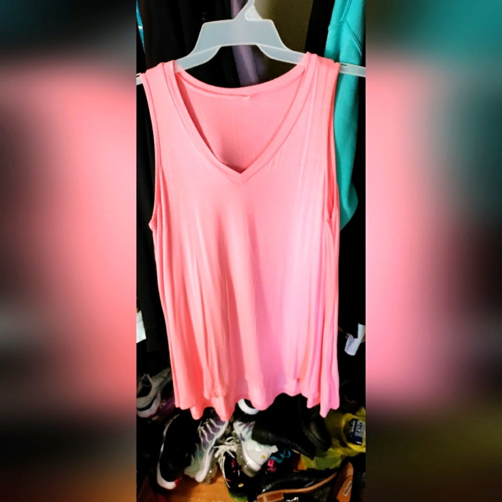 Women's jersey tank, Size LARGE, PINK, NEVER WORN, NWOT!